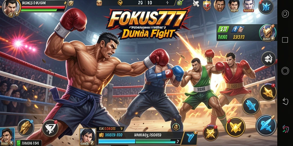 Gameplay seru dengan pertarungan mendebarkan di FOKUS777.