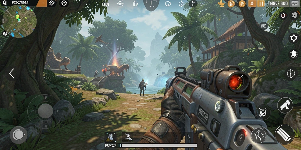 Tampilan menarik dari gameplay seru di PCPC7.