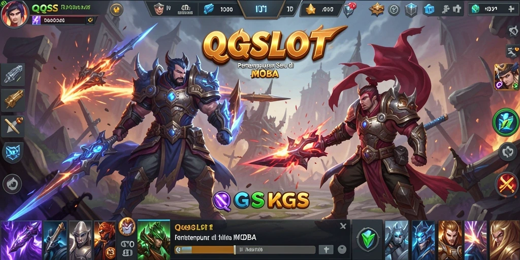 Gameplay seru di arena MOBA QQSLOT.