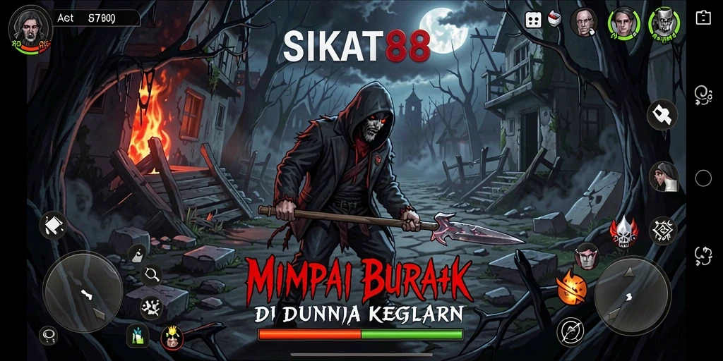 Gameplay menegangkan di dunia penuh kegelapan dan misteri.